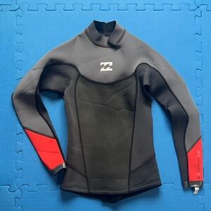 Billabong Kids Black and Red Wetsuit